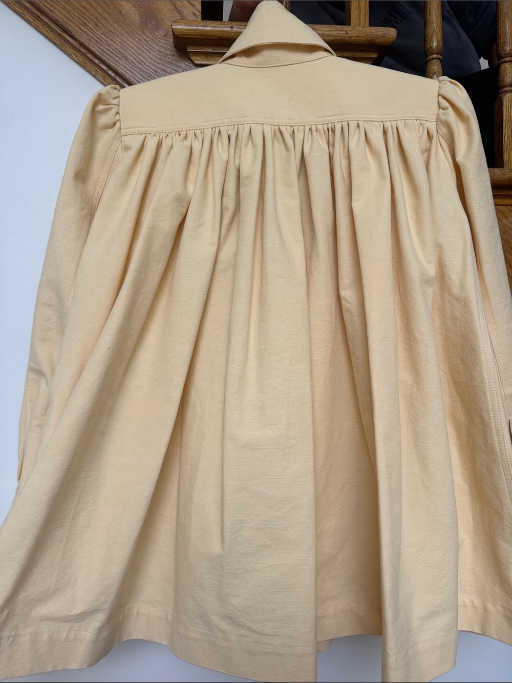 Chloé Light Wheat Puff-Sleeve Jacket - Picture 9 of 11
